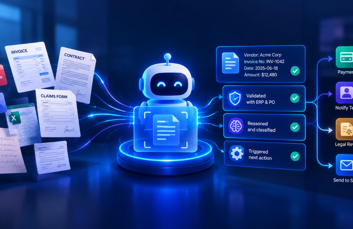 Intelligent Document Processing 2.0: How AI Agents Extract, Reason, and Act on Unstructured Data